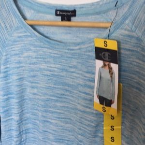 NWT- Champion Blue Jewel Long Sleeve Small